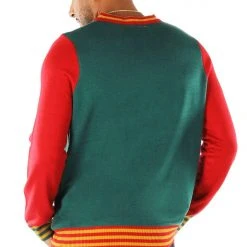 Tipsy Elves Men's Christmas Story Leg Lamp Ugly Christmas Sweater