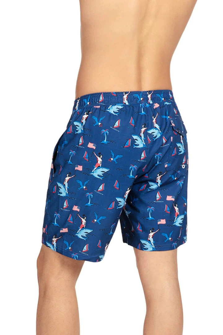 Tipsy Elves Fin Riding Founder Stretch Swim Trunks 6 Tipsy Elves Fin Riding Founder Stretch Swim Trunks