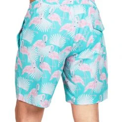 Tipsy Elves Flamingo Stretch Swim Trunks