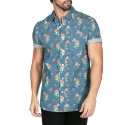 Tipsy Elves Men's Gator Flavor Hawaiian Shirt 9 Tipsy Elves Men's Gator Flavor Hawaiian Shirt