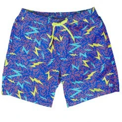 Tipsy Elves Grease Lightning Stretch Swim Trunks