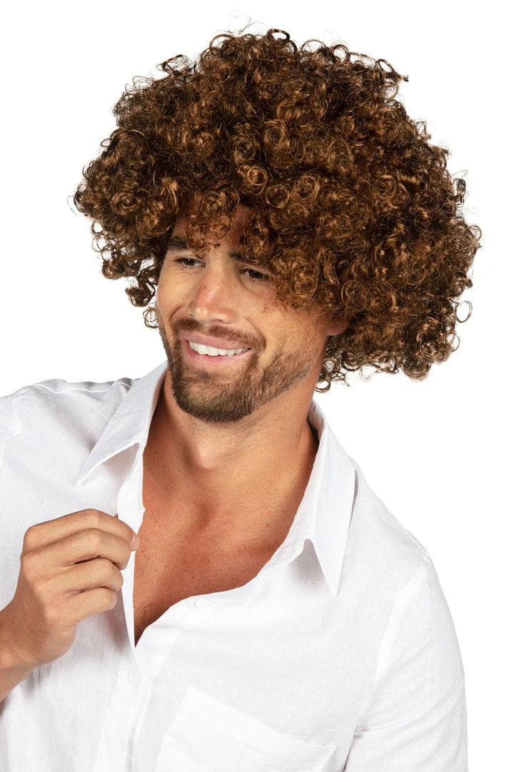 Tipsy Elves Brown Afro Wig 3 Tipsy Elves Brown Afro Wig