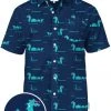 Tipsy Elves Men's Nothin' But Nessy Hawaiian Shirt