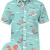 Tipsy Elves Men's Squirrel On Water Skis Hawaiian Shirt 1 Tipsy Elves Men's Squirrel On Water Skis Hawaiian Shirt