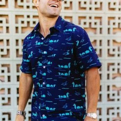 Tipsy Elves Men's Nothin' But Nessy Hawaiian Shirt