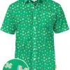 Tipsy Elves Men's Lucky Charmer Button Down Shirt