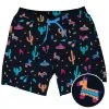 Tipsy Elves Men Midnight Fiesta Stretch Swim Trunks