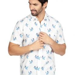 Tipsy Elves Patriotic Men's Prehistoric Patriot Button Down Shirt 10 Tipsy Elves Patriotic Men's Prehistoric Patriot Button Down Shirt