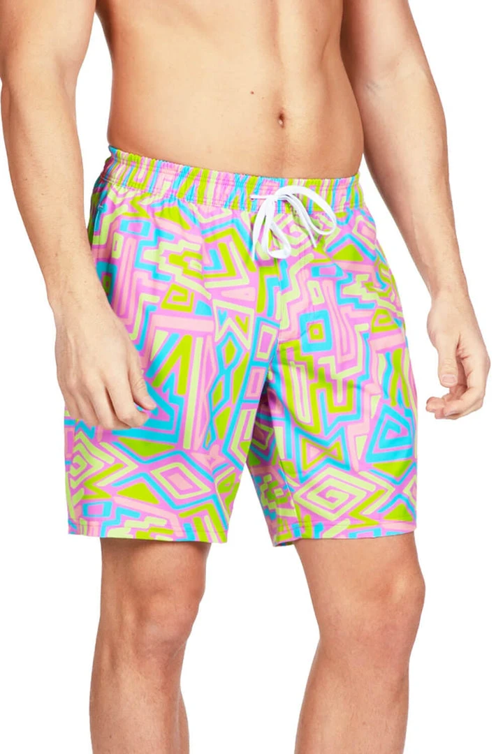Tipsy Elves Retro Ride Stretch Swim Trunks Men 5 Tipsy Elves Retro Ride Stretch Swim Trunks Men