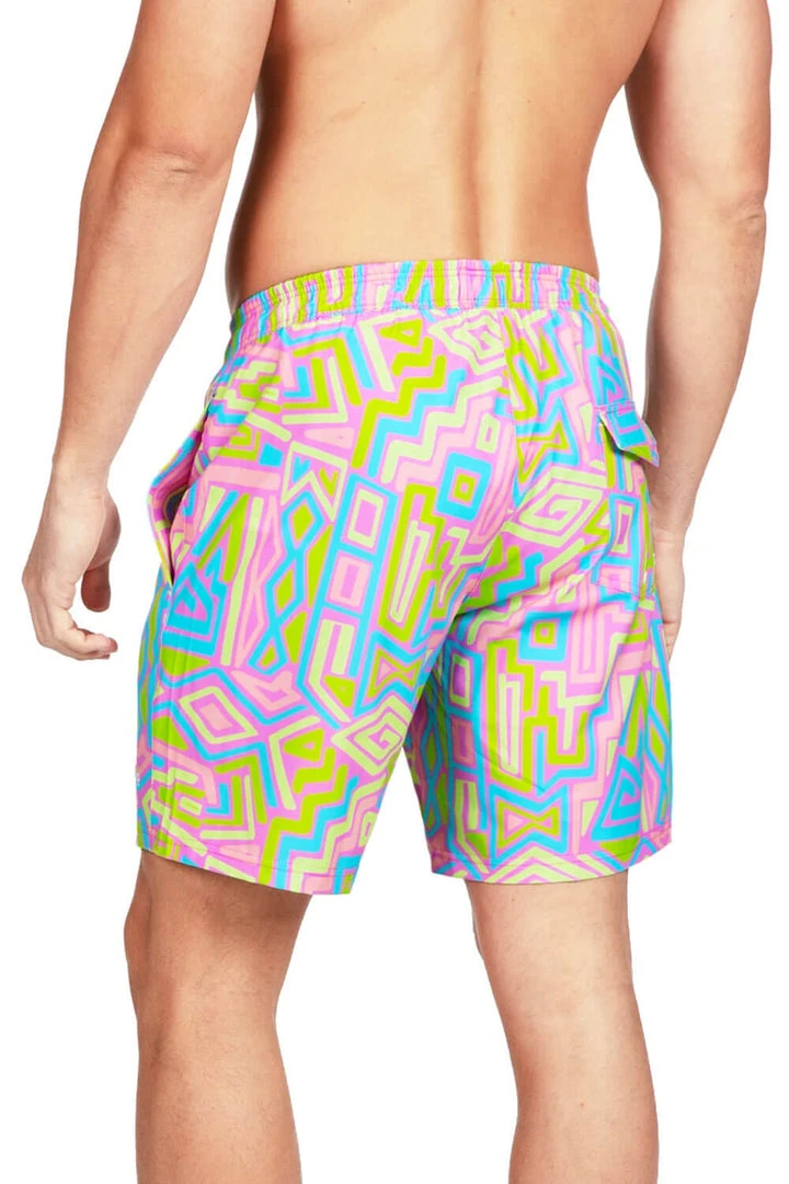 Tipsy Elves Retro Ride Stretch Swim Trunks Men 7 Tipsy Elves Retro Ride Stretch Swim Trunks Men
