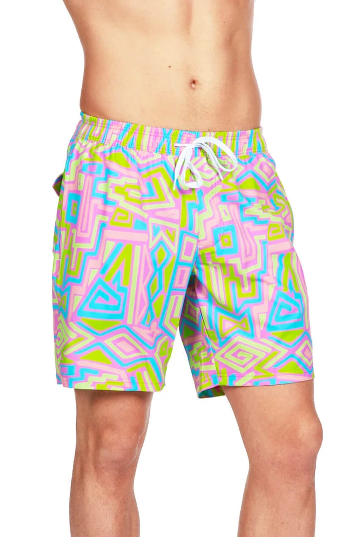 Tipsy Elves Retro Ride Stretch Swim Trunks Men 6 Tipsy Elves Retro Ride Stretch Swim Trunks Men