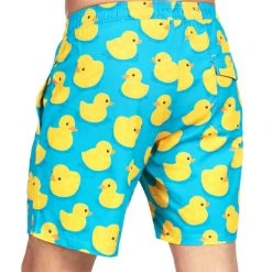 Tipsy Elves Rubber Ducky Stretch Swim Trunks