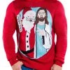 Tipsy Elves Men's Jingle Bros Ugly Christmas Sweater
