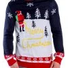 Tipsy Elves Men's Yellow Snow Ugly Christmas Sweater 2 Tipsy Elves Men's Yellow Snow Ugly Christmas Sweater