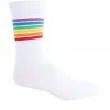 Tipsy Elves White Rainbow Socks - Men's Cut