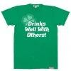 Tipsy Elves Men's Drinks Well With Others Tee