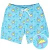 Tipsy Elves Men Tacosaurus Stretch Swim Trunks