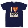 Tipsy Elves Men's I Heart Thicc Thighs Tee