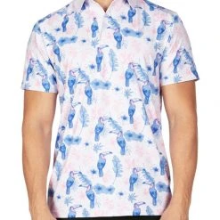 Tipsy Elves Men's Toucan Tango Golf Polo 9 Tipsy Elves Men's Toucan Tango Golf Polo