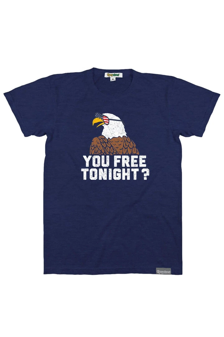 Tipsy Elves Women's You Free Tonight? Oversized Boyfriend Tee 5 Tipsy Elves Women's You Free Tonight? Oversized Boyfriend Tee