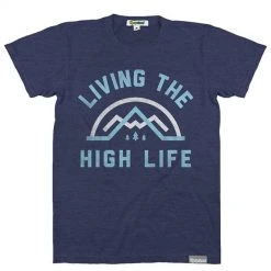 Tipsy Elves Ski & Snow Men's Living The High Life Tee