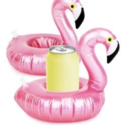Tipsy Elves Summer Metallic Flamingo Drink Float (2 Pack)