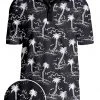 Tipsy Elves Men's Monochrome Moonlight Golf Polo