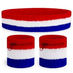 Tipsy Elves Patriotic Zippered Sweatband Set