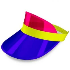 Tipsy Elves Pink And Purple Sun Visor Hat Summer