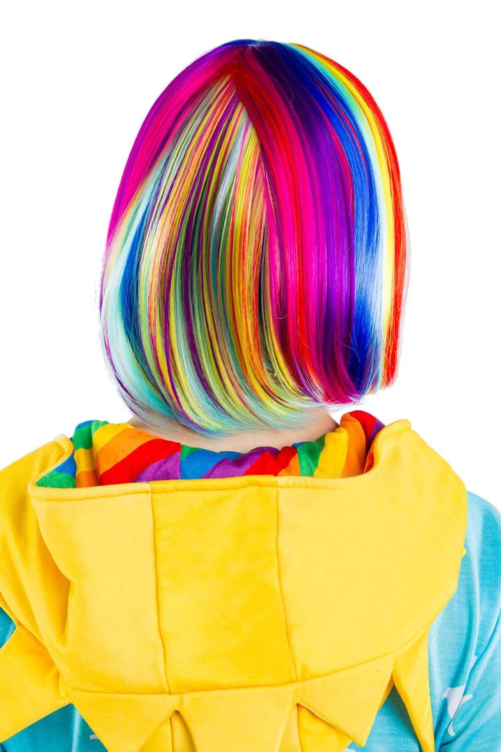 Tipsy Elves Short Rainbow Wig Holidays & Occasions 4 Tipsy Elves Short Rainbow Wig Holidays & Occasions