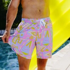 Tipsy Elves Retro Ride Stretch Swim Trunks Men 13 Tipsy Elves Retro Ride Stretch Swim Trunks Men