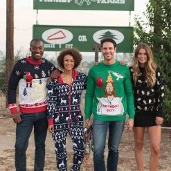 Tipsy Elves Men's Yellow Snow Ugly Christmas Sweater 13 Tipsy Elves Men's Yellow Snow Ugly Christmas Sweater