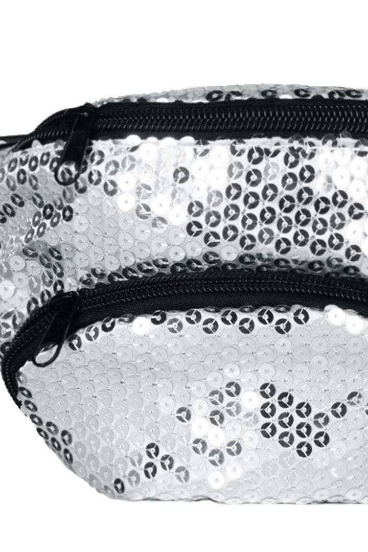 Tipsy Elves Spring Silver Sequin Fanny Pack 5 Tipsy Elves Spring Silver Sequin Fanny Pack