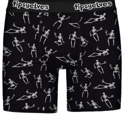 Tipsy Elves Men's Skeleton Boxer Briefs