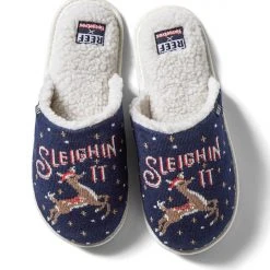 Tipsy Elves Women's Sleighin' It Reef Slippers