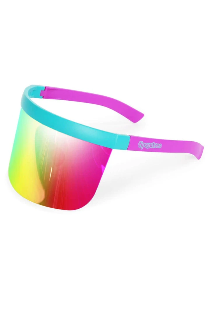 Tipsy Elves Sorbet Sunrise Visor Shades Summer 4 Tipsy Elves Sorbet Sunrise Visor Shades Summer