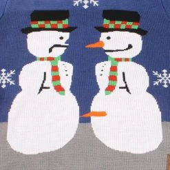 Tipsy Elves Women's Snowman Nose Thief Ugly Christmas Sweater 9 Tipsy Elves Women's Snowman Nose Thief Ugly Christmas Sweater