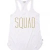 Tipsy Elves Women's White Squad Tank Top