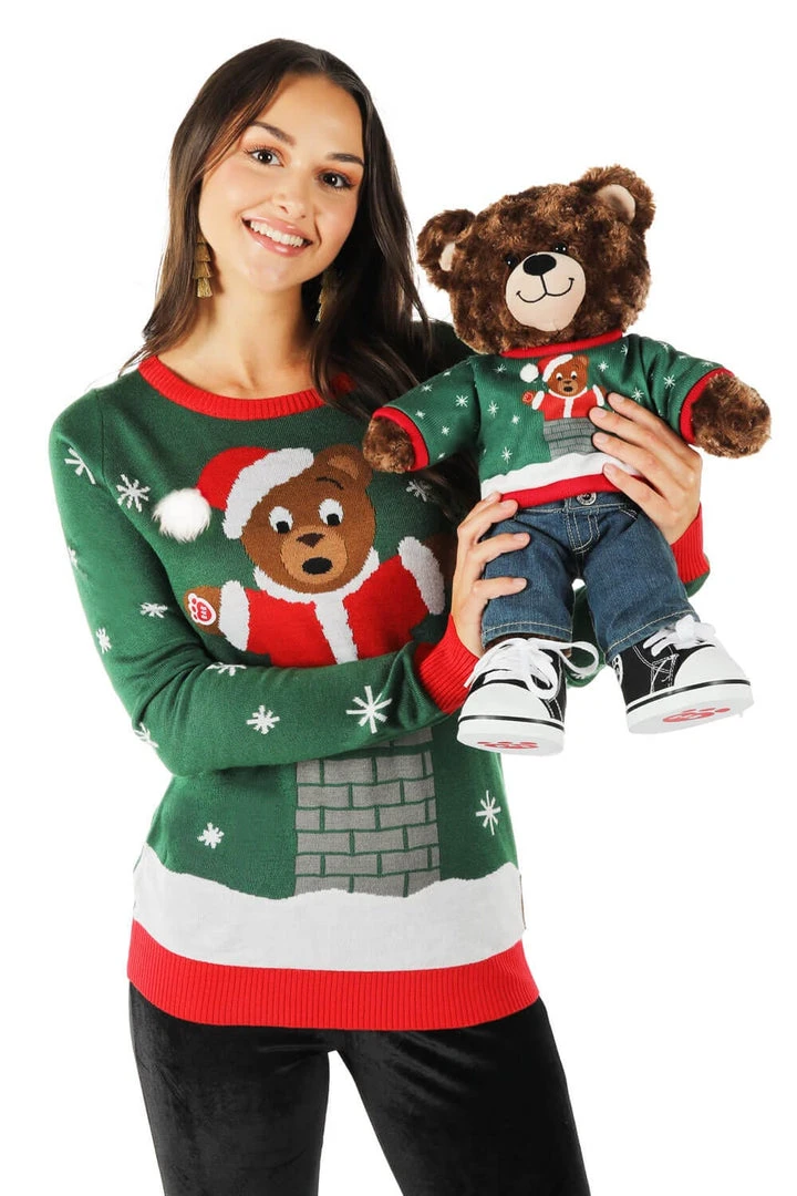 Tipsy Elves Women's Beary Stuck Build A Bear Sweater 4 Tipsy Elves Women's Beary Stuck Build A Bear Sweater