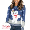 Tipsy Elves Women's Romantic Bumble Ugly Christmas Sweater