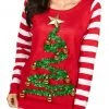 Tipsy Elves Women's Tinsel Christmas Tree Ugly Christmas Sweater 1 Tipsy Elves Women's Tinsel Christmas Tree Ugly Christmas Sweater