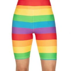 Tipsy Elves Rainbow Bike Shorts - Women's Cut
