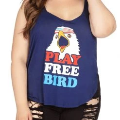 Tipsy Elves Women's Play Free Bird Tank Top