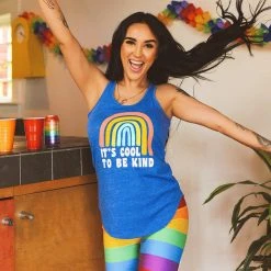 Tipsy Elves Rainbow Bike Shorts - Women's Cut