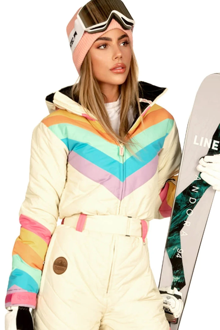 Tipsy Elves Women's Retro Rainbow Ski Suit Trending 5 Tipsy Elves Women's Retro Rainbow Ski Suit Trending