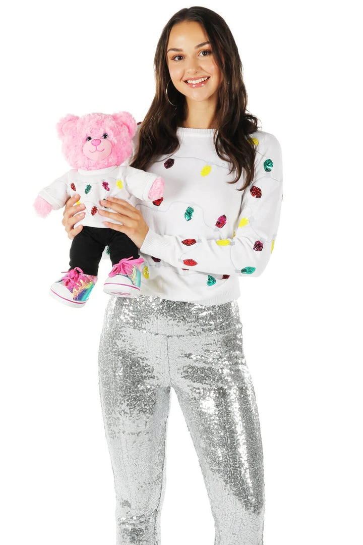 Tipsy Elves Women's Sequin Lights Ugly Christmas Sweater 6 Tipsy Elves Women's Sequin Lights Ugly Christmas Sweater