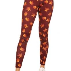 Tipsy Elves Leaf An Impression Leggings Women