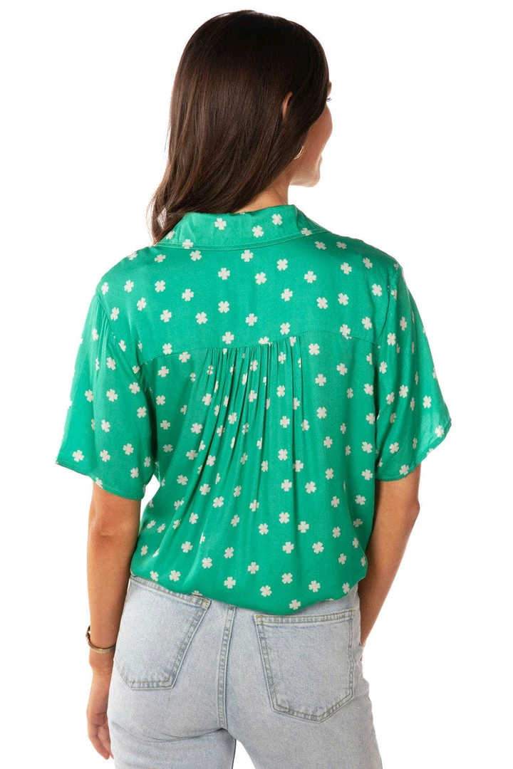 Tipsy Elves Women's Irish Classic Tie-Front Shirt 4 Tipsy Elves Women's Irish Classic Tie-Front Shirt