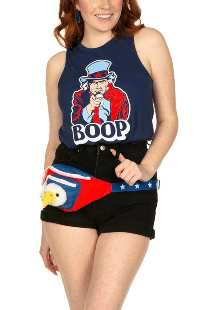 Tipsy Elves Women's Uncle Sam BOOP Tank Top 4 Tipsy Elves Women's Uncle Sam BOOP Tank Top