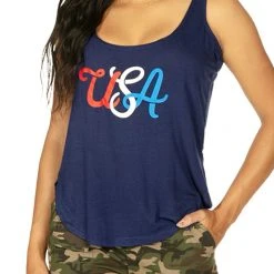 Tipsy Elves Women's USA The Beautiful Tank Top